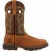 Georgia Boot Carbo-Tec FLX Alloy Toe Waterproof Pull-on Work Boot, BROWN, M, Size 14 GB00621